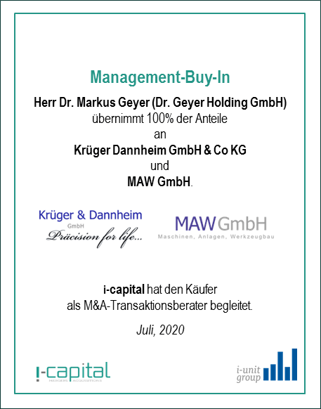 i-capital Deal Dr. Geyer